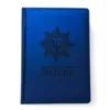 Подарунок поліцейському - Блокнот Щоденник з гравіюванням Національна поліція, синій матовий
