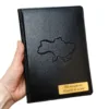Блокнот Щоденник патріотичний з гравіюванням Карта України, чорний глянець - Зображення 5