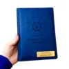 Блокнот Щоденник з гравіюванням СБУ, синій матовий - Зображення 2