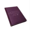 Акція! ДАТОВАНИЙ Щоденник Вчителю з гравіюванням: “Тільки велика людина може навчити маленьке серце”, фіолетовий матовий - Зображення 4