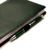 Комплект Блокнот та ручка з гравіюванням, зелений глянець - Зображення 4