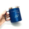 Термокружка з індивідуальним гравіюванням синя - Зображення 7