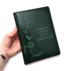 Блокнот Щоденник вчителю з гравіюванням “Майбутнє людства в руках вчителя”, зелений глянець - Зображення 2