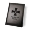 Блокнот Щоденник військовому з гравіюванням Збройні сили України, чорний глянець