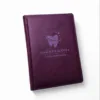 Блокнот Щоденник з гравіюванням "Найкращому стоматологу", фіолетовий матовий - Зображення 2