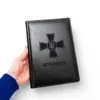 Блокнот Щоденник військовому з гравіюванням Збройні сили України, чорний глянець - Зображення 5