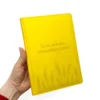 Блокнот Щоденник з патріотичний з гравіюванням "Для ведення успішних справ", жовтий матовий - Зображення 6