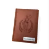 Блокнот Щоденник іменний для юриста з гравіюванням Феміди, коричневий матовий - Зображення 3
