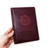 Блокнот Щоденник з гравіюванням Міністерство внутрішніх справ України, бордовий глянець - Зображення 8