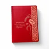 Блокнот Щоденник для Вчителя з гравіюванням: “Вчитель – людина, в руках якої розквітає душа”, червоний матовий - Зображення 2