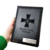 Блокнот Щоденник військовому з гравіюванням Збройні сили України "Найкращому командиру", чорний глянець - Зображення 3