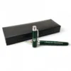 Ручка з гравіюванням імені, зелена в подарунковому футлярі з запасними стержнями