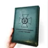 Блокнот Щоденник з гравіюванням “Державна прикордонна служба України”, зелений глянець - Зображення 4