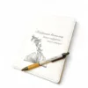 Подарунок вчителю – Іменний комплект. Блокнот та ручка в дерев’яній коробці з гравіюванням, білий глянець - Зображення 7