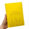Подарунок вчителю - Блокнот Щоденник з гравіюванням "Вчитель - той, хто сіє зерна знань і будує майбутнє України", жовтий матовий - Зображення 2