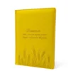 Подарунок вчителю - Блокнот Щоденник з гравіюванням "Вчитель - той, хто сіє зерна знань і будує майбутнє України", жовтий матовий - Зображення 4