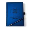 Комплект Блокнот та ручка з гравіюванням "Служба безпеки України", синій матовий МЕТАЛІК - Зображення 5