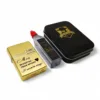 Подарунок чоловіку - Комплект запальничка бензинова ZORRO ULTIMATE (золото) в оригінальній упаковці з разовою заправкою