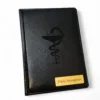 Подарунок лікарю - Іменний блокнот з гравіюванням, чорний глянець - Зображення 2