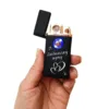 Подарунок чоловіку - USB запальничка з гравіюванням "Нехай твій ангел завжди буде поруч", чорна матова - Зображення 4