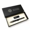 Подарунковий набір Ручка + Флешка з персональним гравіюванням, чорний