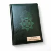 Блокнот Щоденник з гравіюванням НГУ іменний, зелений глянець