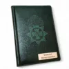 Блокнот Щоденник з гравіюванням НГУ іменний, зелений глянець - Зображення 5