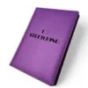 Блокнот Щоденник тренеру зі стрейчингу, фітнесу чи аеробіки – фіолетовий металік з гравіюванням "I ♥ STRETCHING" - Зображення 3