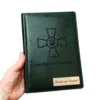 Блокнот Щоденник військовому з гравіюванням «Збройні Сили України», зелений глянець