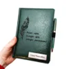 Подарунковий набір - іменний блокнот та ручка з гравіюванням “Вчора – мрія, сьогодні – ціль, завтра – реальність” - Зображення 3