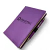 Блокнот та ручка з вашим логотипом — фіолетовий преміум комплект - Зображення 7