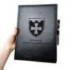 Подарунок військовому - Комплект Блокнот А4 та преміальна ручка з гравіюванням емблеми 104 ТРО - Зображення 3