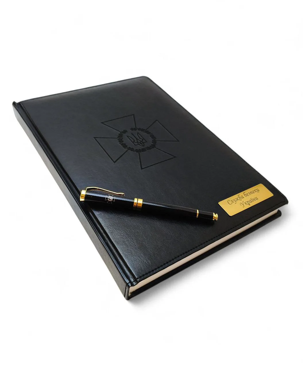 Комплект - Блокнот формат А4 та преміальна ручка з гравіюванням СБУ - Зображення 5