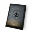 Блокнот Щоденник військовому з гравіюванням емблеми Хартія, чорний глянець - Зображення 6
