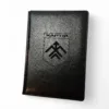 Блокнот Щоденник військовому з гравіюванням емблеми Хартія, чорний глянець - Зображення 5