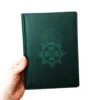 Блокнот Щоденник військовому з гравіюванням НГУ, Національна гвардія України, зелений матовий