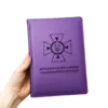 Блокнот Щоденник з гравіюванням ДСНС, фіолетовий матовий МЕТАЛІК - Зображення 2