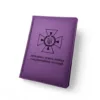 Блокнот Щоденник з гравіюванням ДСНС, фіолетовий матовий МЕТАЛІК - Зображення 4