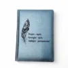 Щоденник з гравіюванням “Вчора — мрія, сьогодні — ціль, завтра — реальність”, сірий матовий Металік - Зображення 3