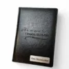 Іменний Блокнот Щоденник з мотивуючим гравіюванням “Ти можеш все, і навіть більше”, чорний глянець