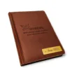 Подарунок для священника - іменний Блокнот Щоденник з гравіюванням, коричневий матовий - Зображення 2