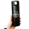 Термочашка з гравіюванням логотипу Toyota «Гарного настрою!», чорна в подарунковому тубусі - Зображення 2