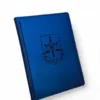 Блокнот Щоденник з гравіюванням емблеми Генеральної прокуратури України, синій Металік - Зображення 4