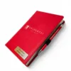 Подарунок стоматологу - Комплект Блокнот та ручка з гравіюванням "Найкращий стоматолог. Для ведення успішних справ", червоний матовий - Зображення 4
