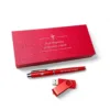 Подарунок лікарю - набір Ручка + Флешка з персональним гравіюванням, червоний - Зображення 5