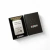 Подарунок чоловіку - Запальничка Zippo Satin Chrome з гравіюванням - Зображення 4