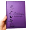 Акція! ДАТОВАНИЙ Щоденник для Вчителя з гравіюванням:" Тільки велика людина може навчити маленькі серця", фіолетовий матовий Металік - Зображення 4