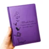 Акція! ДАТОВАНИЙ Щоденник для Вчителя з гравіюванням:" Тільки велика людина може навчити маленькі серця", фіолетовий матовий Металік - Зображення 3