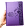 Акція! ДАТОВАНИЙ Щоденник для Вчителя з гравіюванням: "Все хороше починається з любові. Любов до навчання починається з першої вчительки", фіолетовий матовий Металік - Зображення 3