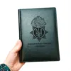 Блокнот Щоденник військовому з гравіюванням НГУ, Національна гвардія України, зелений глянець - Зображення 3